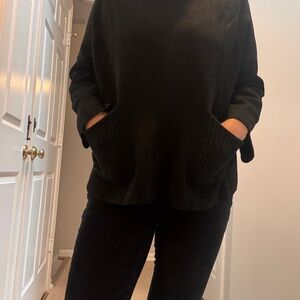 Chic Black Women's Turtleneck Sweater